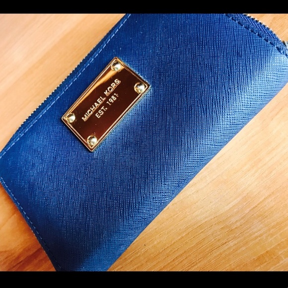 Michael Kors Handbags - Michael Kors Wallet - GRAY/BLUE Michael Kors Handbags - Michael Kors Wallet - GRAY/BLUE